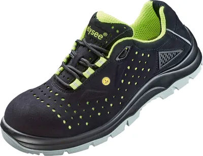 Obrázok produktu pre elysee S1P *FANO* ESD HALF-SHOES Pracovná obuv v plusových veľkostiach Black 34501 veľká unisex obuv
