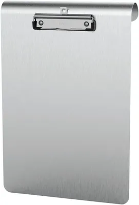 Produktbild von MAUL Klemmbrett MAULmedic A4 Hochformat Edelstahl Metall silber