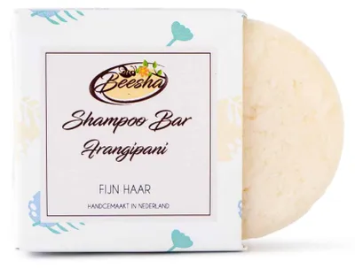 Productafbeelding van Beesha Shampoo Bar Frangipani 65 gram