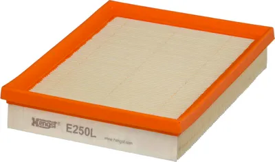 Produktbild von Luftfilter HENGST FILTER E250L für OPEL Corsa B Schrägheck (S93) Filtereinsatz