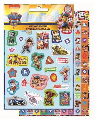 Obrázek produktu pro Film Paw Patrol – sada 600 samolepek