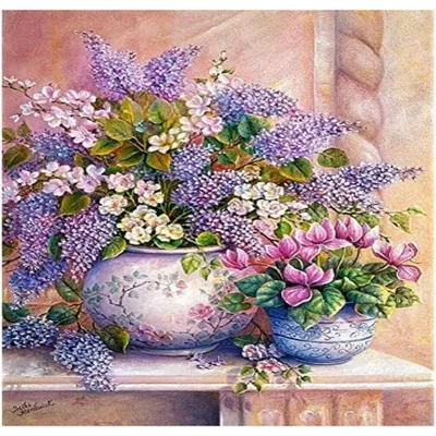 Produktbild von Castorland Lilac Flowers - 1500 pcs, 1500 Stück(e), Flora, 9 Jahr(e)
