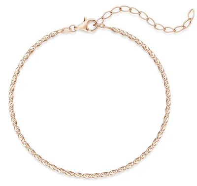 Produktbild von MATERIA by Matthias Wagner S-Panzerkette Rosegold Armband 1,8mm SA-25-Rosegold