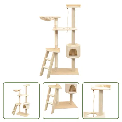 Immagine prodotto di The Living Store Gatto Graffiatoio in Sisal 150 cm Beige