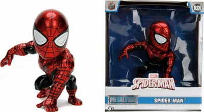 Zdjęcie produktu dla Jada Toys Marvel Superior Spider-Man figurka odlewana 10 cm czerwony/niebieski metalik