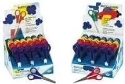 Image de WEDO ciseaux de bricolage, ronds, longueur : 130 mm, présentoir 30 pièces