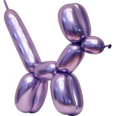 Produktbild von 50 Modellierballons platin lila