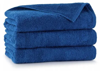 Produktbild von Handtuch - 100% Baumwolle - 500 g/m2 - 70x140 cm - Extra Saugfähig - Dunkelblau - hohe Grammatur - KIWI2