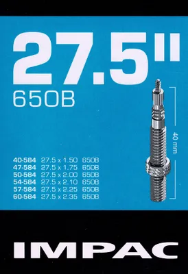 Produktbild von Impac 27,5 " Schlauch SV Sclaverand Französisches Ventil