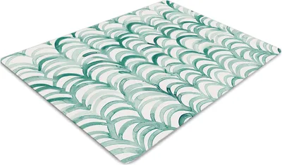 Produktbild von Stuhlunterlage Bürostuhlunterlage 120 cm x 90 cm Bodenmatte Bürostuhlunterlage - Fischschuppen