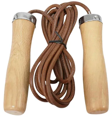 Produktbild von Softee Leather Skipping Springseil Schwarz 248 cm Schwarz 248 cm