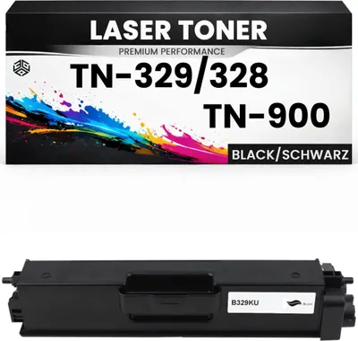 Produktbild von 2 x Toner TN-329BK/TN-328BK/TN-900BK für Brother kompatibel Schwarz TN329BK TN328BK DCP-9270CDN DCP-L8450CDW HL-4570CDW/4570CDWT/4150CDN70CDN