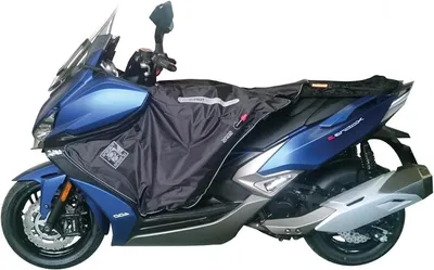 Productafbeelding van Scooter Beenkleed - Wintervoetenzak Scooter - Bescherming tegen Weer - Gepatenteerd Anti-flap Systeem - Eén Maat - Zwart