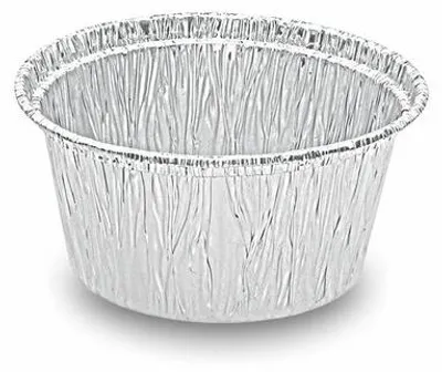 Produktbild von 100x ALU Grill- Back- und Servierschale rund 110 ml 80x34mm