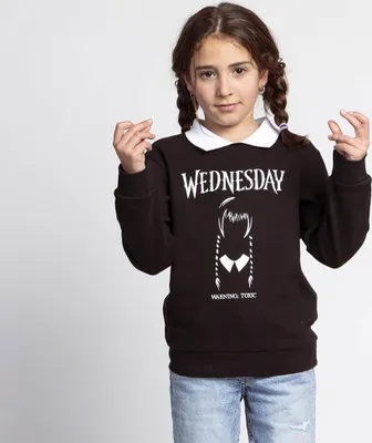 Produktbild von Cerda Group Baumwolle Brushed Wednesday Sweatshirt Braun,Grau 8 Years Braun,Grau 8 Years