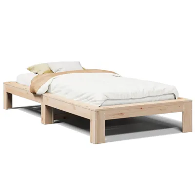 Obrázek produktu pro Postel bez matrace 75 x 190 cm masivní borovice