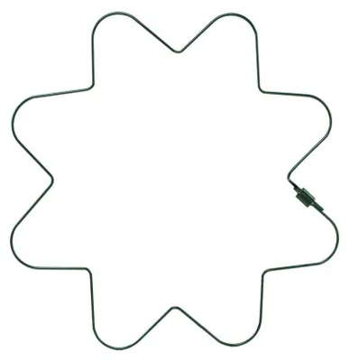 Produktbild von Pflanzenstütze Staudenhalter rund 30cm Stützring für Blumen Gemüse Kletterpflanzen Pflanzenhalter wellenförmig Schutz vor Umknicken TYRP5F30