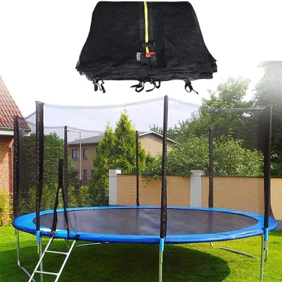 Immagine prodotto di Rete di sicurezza di ricambio per trampolino, con cerniera e fibbie