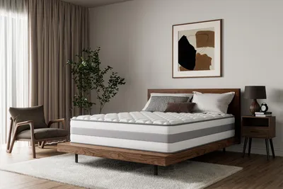 Produktbild von Matratze HOM Plus 140x200 28 cm Luxus Taschenfederkern 7 Zonen Federkernmatratze H3/H4 orthopädisch