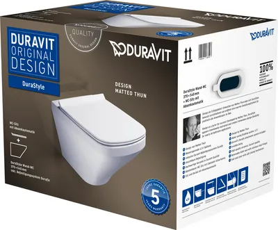 Produktbild von Wand-WC-Set DURASTYLE weiß weiß