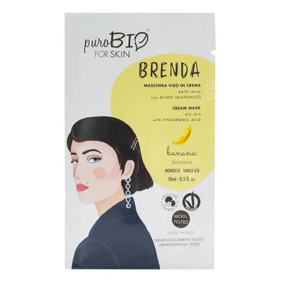 Produktbild von PuroBio Bananenmaske - Intensive Feuchtigkeitsmaske für Strahlende Haut, 50 ml