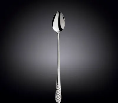 Produktbild von Wilmax Longdrinklöffel Edelstahl 19,5 cm im Blister WL-999221/1B