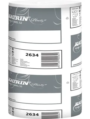 Obrázek produktu pro KATRIN® 2634 Ručník v roli Plus - dvouvrstvý, bílý, 12 rolí po 60 m