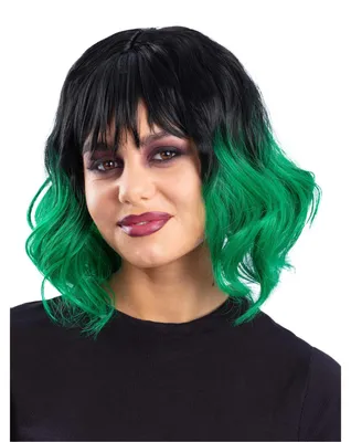 Imagen del producto de Smiffys - Peluca "Grunge" uni para hombre/mujer, modelo SM3866 (talla única), color verde