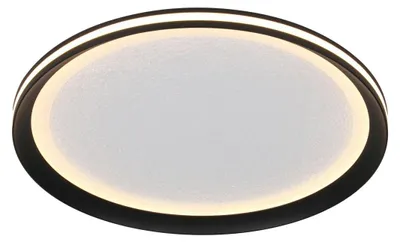 Obrázok produktu pre Kruhový LED stropný svietidlo Artizo, čierne, 24 W, biele svetlo s nastaviteľnou teplotou, 2900 lm, kov, rozmery: 6 x 41,5 x 41,5 cm, IP20, Italux