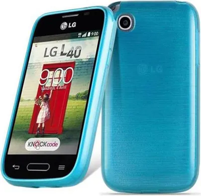 Image de Cadorabo Housse pour LG L40 Housse de protection turquoise Housse TPU silicone Etui Case Cover