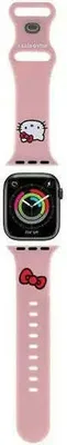 Produktbild von Hello Kitty Silikon Kitty Head Armband für Apple Watch 42/44/45/49Mm - Pink