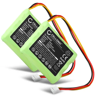 Produktbild von CELLONIC 2x Akku für Lautsprecher Kompatibel mit Tonies Tonie Box, 50AA5S - (2000mAh, 3.6V)