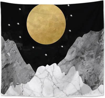 Obrázek produktu pro 130cm x 150cm Západ slunce tapiserie Strom tapiserie tkanina stěna tkanina horské stěny visí psychedelické příroda krajina tapiserie dekorace pro ložnici obývací pokoj, barva 10