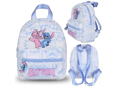 Obrázek produktu pro Disney Stitch Dámský batůžek na kravatu, malý městský batůžek 20x26x8 cm