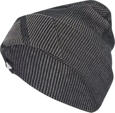 Produktbild von adidas weiche Acryl Mütze mit Drei-Streifen-Logo, faltbare Bündchen, OSFM