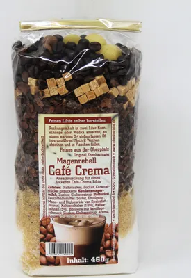 Produktbild von Magenrebell Cafe Crema Likör Ansatzmischung für Kräuterlikör 460g