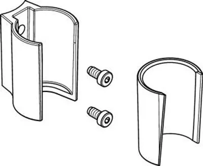 Produktbild von Hansgrohe Brausehalter Axor komplett Chrom