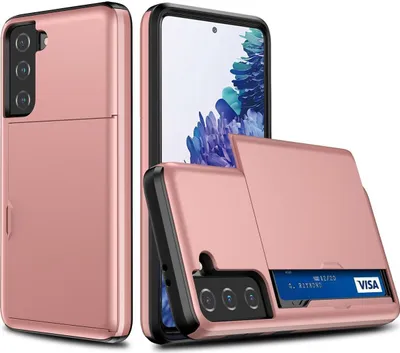 Produktbild von König Design Hülle kompatibel mit Samsung Galaxy S21 Kunststoff Soft Handyhülle - Handy Case Rosa