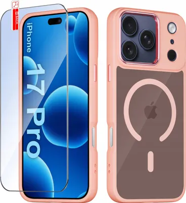 Produktbild von iPhone 17 Pro CASE für MagSafe MATT Magnetisch PREMIUM + Glas 9H