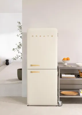 Produktbild von FRIDGE RETRO COMBI 401L - Retro-Stil Kombikühlschrank