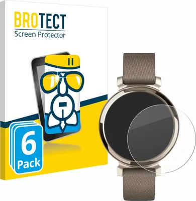 Produktbild von 6x BROTECT Schutzglas für Garmin Lily 2 Schutzfolie Panzer Folie Glas Display Schutz klar