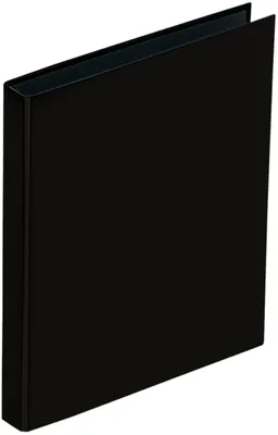 Produktbild von Ringbuch A5 20mm 2 Ringe schwarz Packung mit 12 Stück