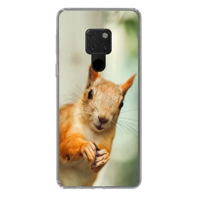 Produktbild von MuchoWow® Handyhülle Schutzhülle Hülle für Huawei P40 Lite Eichhörnchen - Lustig - Nuss - Kinder - Jungen - Mädchen - Kind Silikon Softcase Handy Hülle - Handy