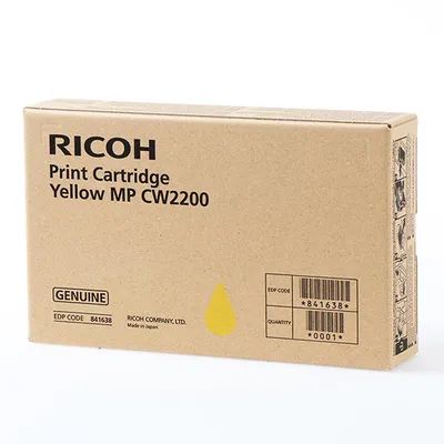 Produktbild von Ricoh 841638, Gelb, Tinte auf Pigmentbasis, 100 ml, 1 Stück(e)