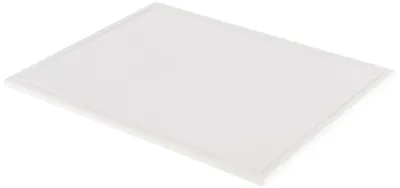 Schneidebrett 61x45x1,2 cm weiß Kunststoff mit Saftrille