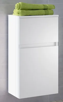 Produktbild von Unterschrank Badschrank Hängeschrank Badezimmerschrank Schrank Bad "Baabe I" Weiß/Weiß-Matt