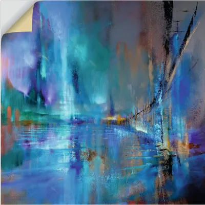 Produktbild von ARTland Wandbild, selbstklebend Die Brücke Größe: 100x100 cm