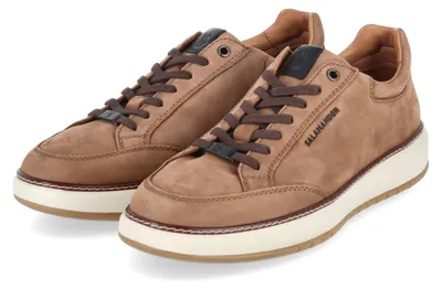 Zdjęcie produktu dla Salamander, męskie niskie sneakersy, kolor brązowy, materiał: skóra, rozmiar: 43