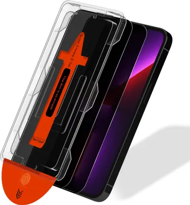 Zdjęcie produktu dla 2-pak iPhone 13 Pro Max Szkło ochronne na ekran - Szkło hartowane | [Automatyczna instalacja] - Bez bąbelków