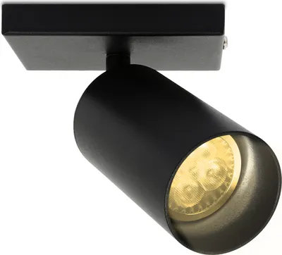 Produktbild von EINFEBEN Deckenstrahler Deckenleuchten 1-flammig Wandspot Deckenspot LED Leuchten Deckenspot Verstellbare Deckenlampe Wandstrahler Strahler Innen Decke Wand inkl. GU10 LED 4W 3000K Warmweiss - Schwarz